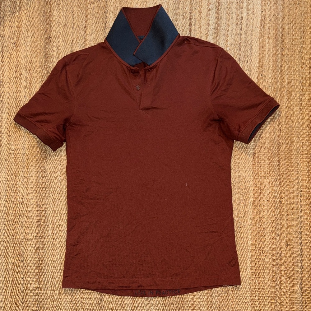 lululemon athletica Orange Polo Shirt